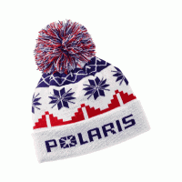 Fair Isle Polaris pompom hat-Polaris
